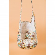 Кресло подвесное 1 местное (до 70 кг) бежевый/ коричневый/ зеленый/ желтый Кресло подвесное 1 местное (до 70 кг) бежевый/ коричневый/ зеленый/ желтый