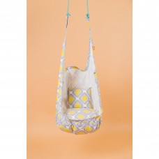 Кресло подвесное 2-х местное (до 70 кг) желтый/ белый Кресло подвесное 2-х местное (до 70 кг) желтый/ белый