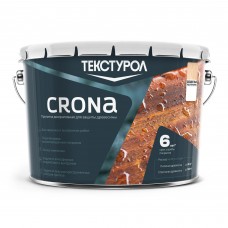 Антисептик Текстурол Crona полуглянцевый прозрачный 10 л