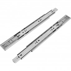 Комплект шариковых направляющих полного выдвижения EDS Chrome Y8114 с доводчиком 45/350 мм сталь, цвет серебро Комплект шариковых направляющих полного выдвижения EDS Chrome Y8114 с доводчиком 45/350 мм сталь, цвет серебро
