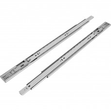 Комплект шариковых направляющих полного выдвижения EDS Chrome Y8114 с доводчиком 45/550 мм сталь, цвет серебро Комплект шариковых направляющих полного выдвижения EDS Chrome Y8114 с доводчиком 45/550 мм сталь, цвет серебро