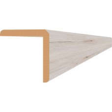 Угол МДФ универсальный Дуб сан-ремо белый 24x24х2700 мм