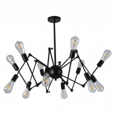 Люстра потолочная Halm 52446 12 ламп цвет черный
