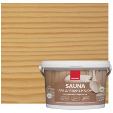 Лак для бань и саун акриловый полуматовый Neomid 2.5 л Лак для бань и саун акриловый полуматовый Neomid 2.5 л