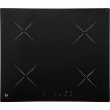 Варочная панель индукционная Kitll KHI 6001 BLACK 4 конфорки 60x52 см цвет чёрный