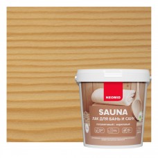 Лак для бань и саун акриловый полуматовый Neomid 1 л Лак для бань и саун акриловый полуматовый Neomid 1 л