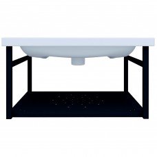 Опора для раковины Ferro 80 см цвет чёрный