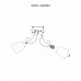 Люстра потолочная JLIGHT GALA 3 лампы 16 м², цвет хром/белый