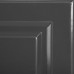 Дверь универсальная Delinia ID «Мегион» 60x38.4 см, МДФ, цвет тёмно-серый