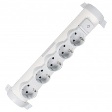 Колодка с заземлением на подставке Legrand 5 розеток 16 А Колодка с заземлением на подставке Legrand 5 розеток 16 А