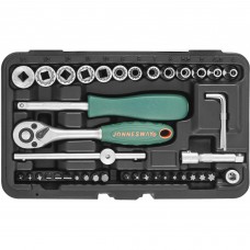 Набор торцевых головок Jonnesway DR Super Tech 1/4 дюйма, 41 предмет Набор торцевых головок Jonnesway DR Super Tech 1/4 дюйма, 41 предмет