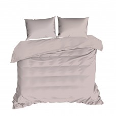 Комплект постельного белья Melissa двуспальный, сатин бежевый, 2 наволочки