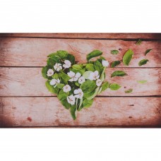 Коврик придверный Inspire Resur Heart резина 45х75 см