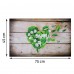 Коврик придверный Inspire Resur Heart резина 45х75 см