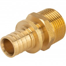 Переходник РОСТерм, наружная резьба, 20 мм х 3/4", латунь Переходник РОСТерм, наружная резьба, 20 мм х 3/4", латунь