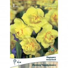 Нарцисс махровый Йеллоу Чирфулнесс, 3 шт