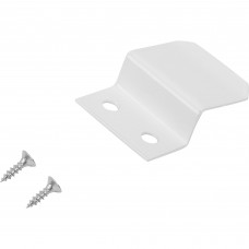 Крепление для москитной сетки с шурупами (4 шт), цвет белый Крепление для москитной сетки с шурупами (4 шт), цвет белый