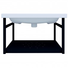 Опора для раковины Ferro 60 см цвет чёрный