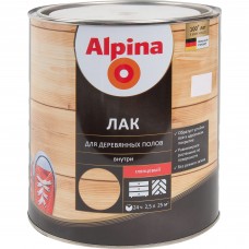 Лак для дерева Alpina глянцевый 2.5 л Лак для дерева Alpina глянцевый 2.5 л