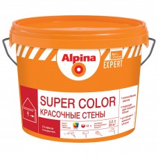 Краска для стен и потолков Alpina Super Color цвет белый 2.5 л