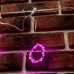 Гирлянда светодиодная дождь Neon-Night электрическая 3x3 м розовый свет 8 режимов 300 ламп цвет прозрачный