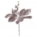 Новогоднее украшение Цветок искусственный 261897 17x17 см цвет серебро