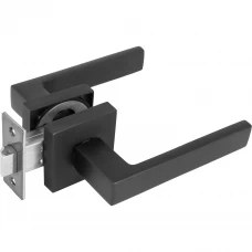 Дверные ручки 88 BL, без запирания, комплект, цвет черный