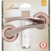 Дверные ручки 23 R, комплект, цвет медь