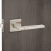 Дверные ручки 147 D, комплект, цвет никель