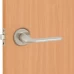 Дверные ручки 154 D, комплект, цвет никель
