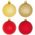 Набор ёлочных шаров 6 см цвет красный/золотой, 24 шт. Набор ёлочных шаров 6 см цвет красный/золотой, 24 шт.