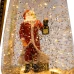 Фонарь "Санта Клаус" 17x15.5x28 см пластик черный