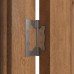 Дверь межкомнатная глухая с замком и петлями в комплекте Грета 80х200 см ламинация ПВХ цвет дуб аурум