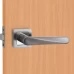 Дверные ручки AL 143 F, комплект, цвет графит