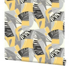 Обои флизелиновые Палитра Polynesia желтые 1.06 м PL71946-43