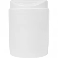 Контейнер для мусора 1 л с крышкой цвет белый