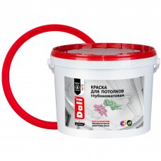 Краска для потолков Dali цвет белый 9 л