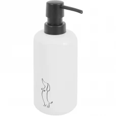 Диспенсер для жидкого мыла Такса Жужа цвет белый