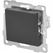 Переключатель проходной встраиваемый Gusi Electric Classic 1 клавиша цвет графит Переключатель проходной встраиваемый Gusi Electric Classic 1 клавиша цвет графит