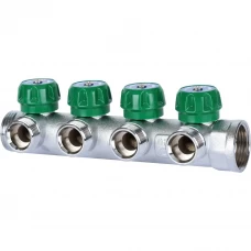 Коллектор регулирующий Stout на 4 отвода 1"x3/4" Коллектор регулирующий Stout на 4 отвода 1"x3/4"