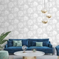 Обои флизелиновые Ateliero Julia серые 1.06 м At283341