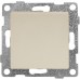 Переключатель проходной встраиваемый Gusi Electric 1 клавиша цвет шампань