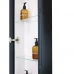 Шкаф зеркальный подвесной Perfect с подсветкой 36x156 см цвет черный