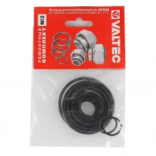 Набор уплотнительных колец Valtec для арматуры и резьбовых фитингов 21-59 мм EPDM 16 шт. VT.KIT.2.0409 Набор уплотнительных колец Valtec для арматуры и резьбовых фитингов 21-59 мм EPDM 16 шт. VT.KIT.2.0409