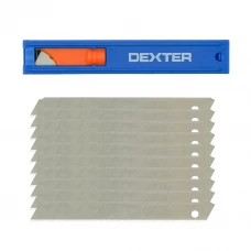 Лезвие универсальное Dexter 9 мм, 10 шт. Лезвие универсальное Dexter 9 мм, 10 шт.