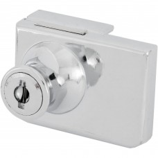 Замок для стеклянной двери Edson 258 L022 19/20, 13х23 мм, металл, цвет хром