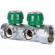 Коллектор регулирующий Stout на 2 отвода 1"x3/4" Коллектор регулирующий Stout на 2 отвода 1"x3/4"