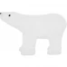 Фигура электрическая Белый медведь 40LED х/белый 3xAA