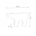 Фигура электрическая Белый медведь 40LED х/белый 3xAA