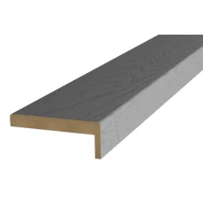 Наличник телескопический 2140x80x10 мм ПВХ ламинация цвет серый (5 штук)